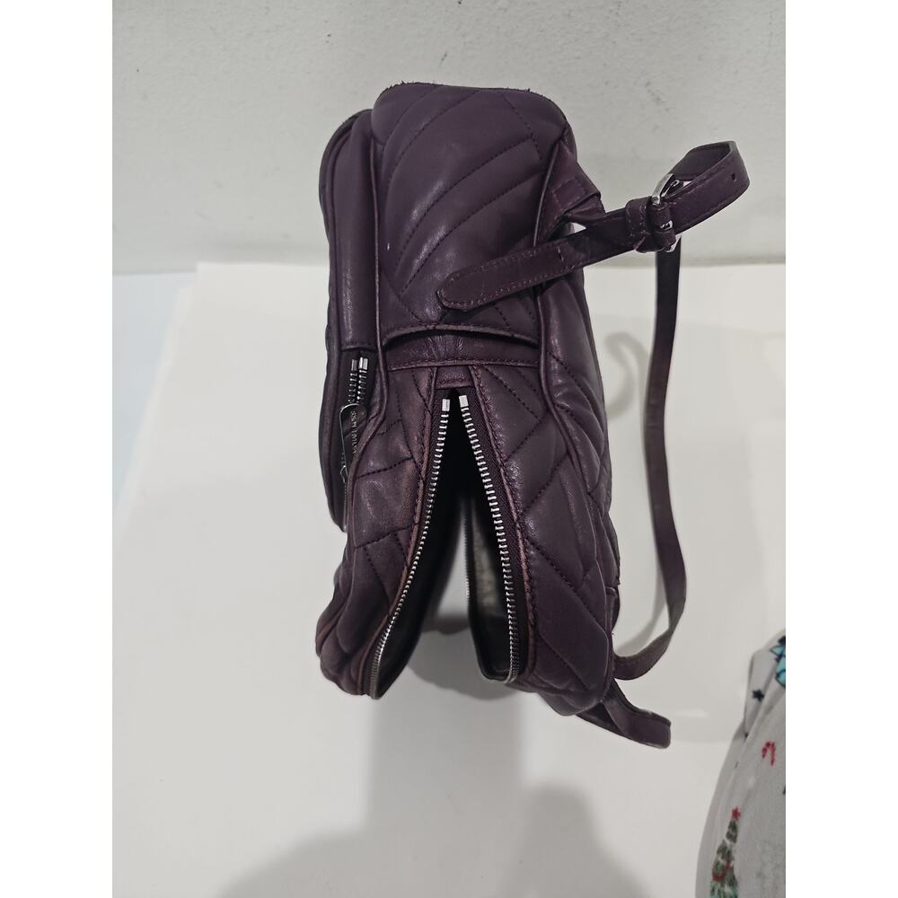 Michael Kors Abbey Medium Backpack in Plum / Purple is a stylish Soft Leather - Picture 8 of 16